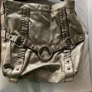 Isabella Fiore Gold Handbag